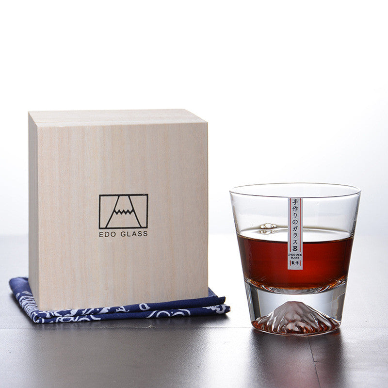 Japanese Style Crystal Handmade Whiskey Glass