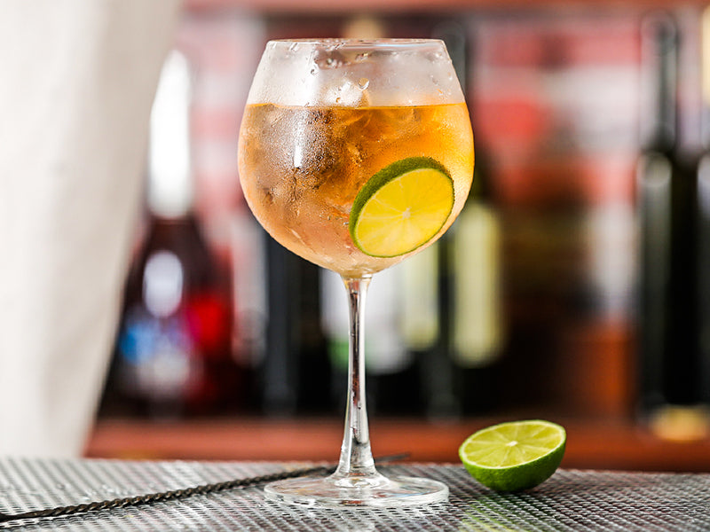 Crystal cocktail glass