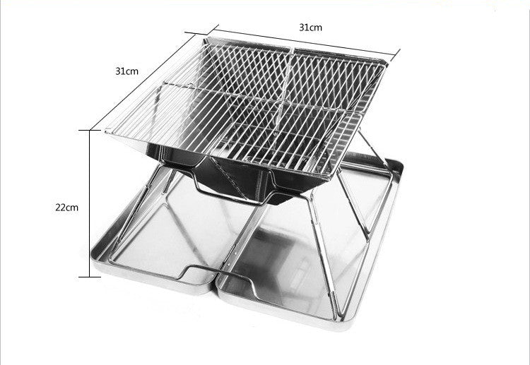 Portable Outdoor Foldable Barbecue Grill