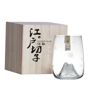 Cherry Blossoms Japanese Crystal Glass