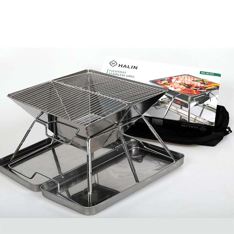 Portable Outdoor Foldable Barbecue Grill