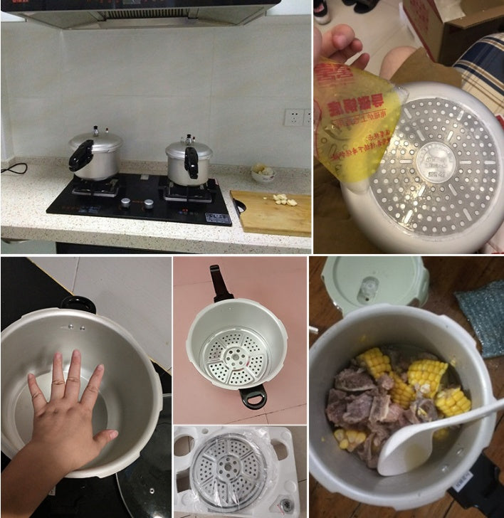 Double Household Gas Explosion-Proof Pressure Cooker