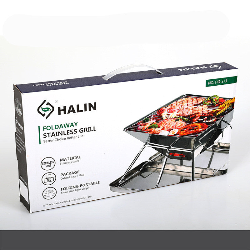 Portable Outdoor Foldable Barbecue Grill