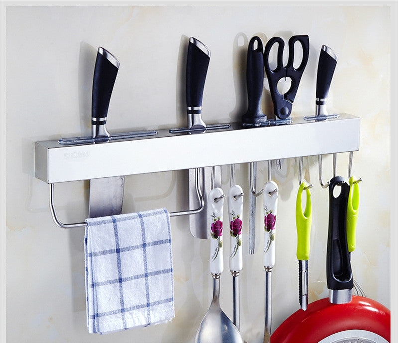 Kitchen Wall-mounted Perforation-free Magnetic Rack