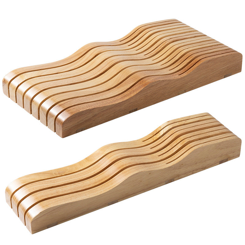 Solid Wood Drawer Knife Rack