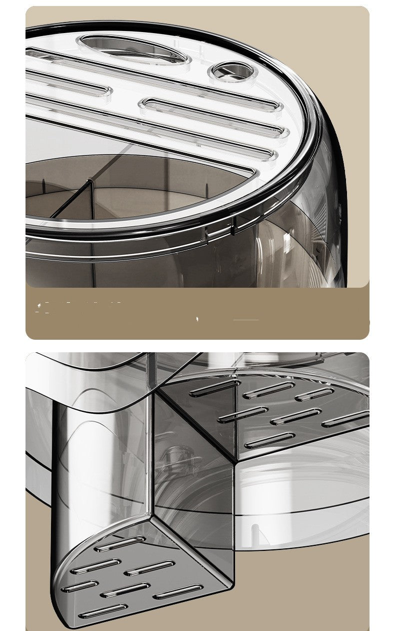 Kitchen Rotating Knife Rack Storage Rack