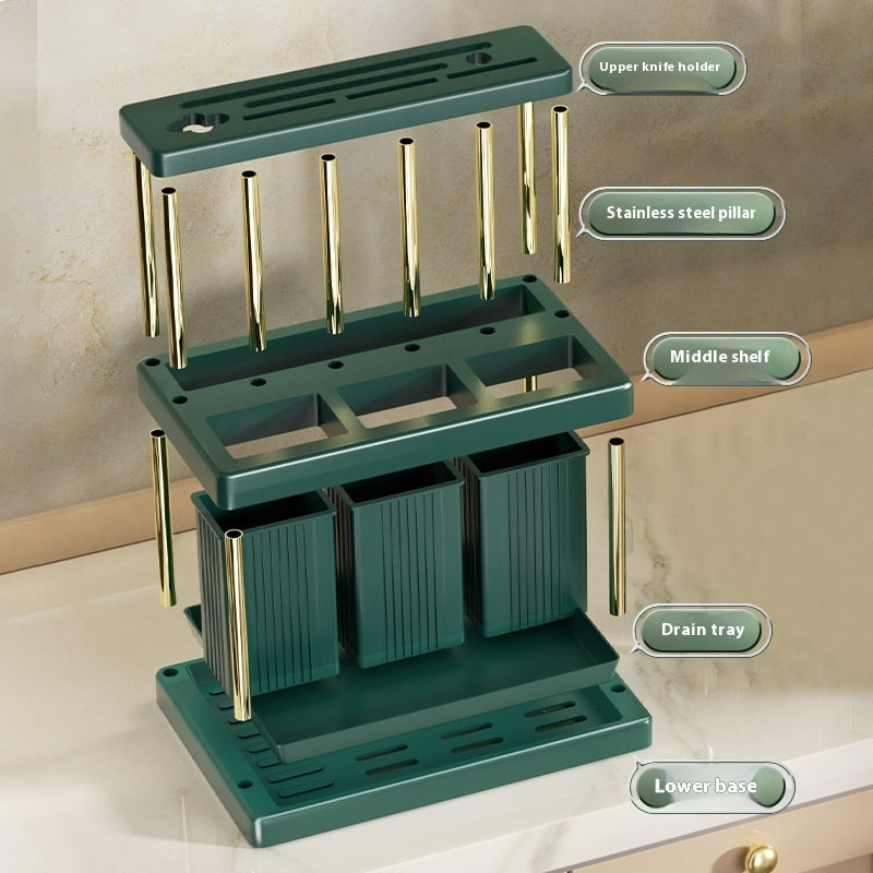 Multifunctional Kitchen Storage Knife Rack