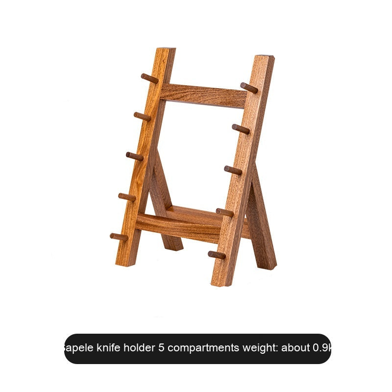 Kitchen Knife Storage Rack Solid Wood