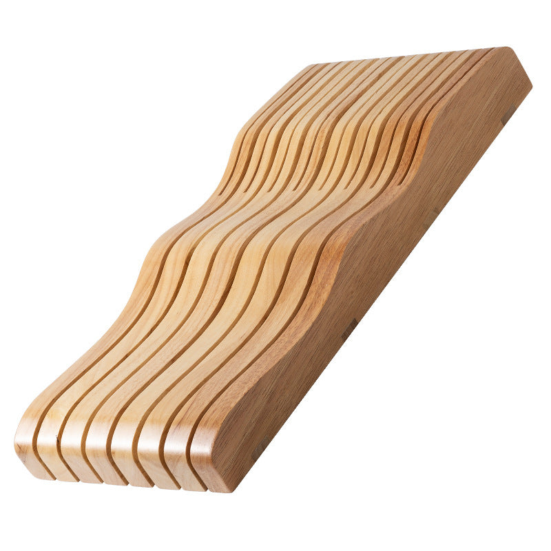 Solid Wood Drawer Knife Rack