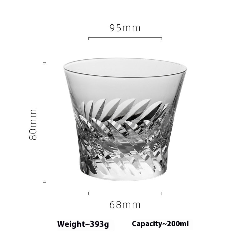 Household Whiskey Glass Crystal Glass