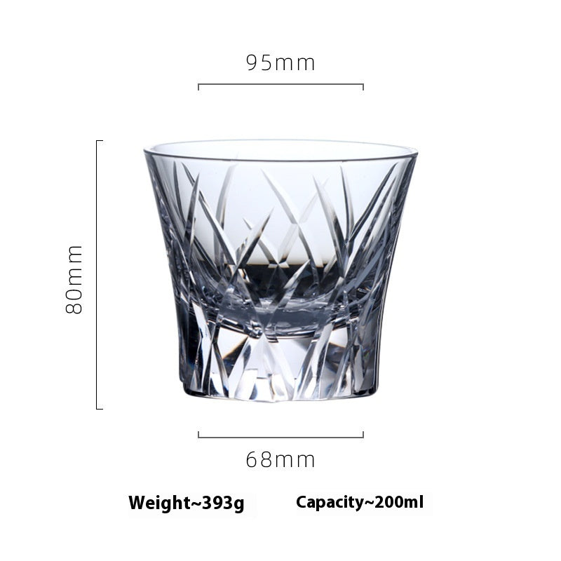 Household Whiskey Glass Crystal Glass