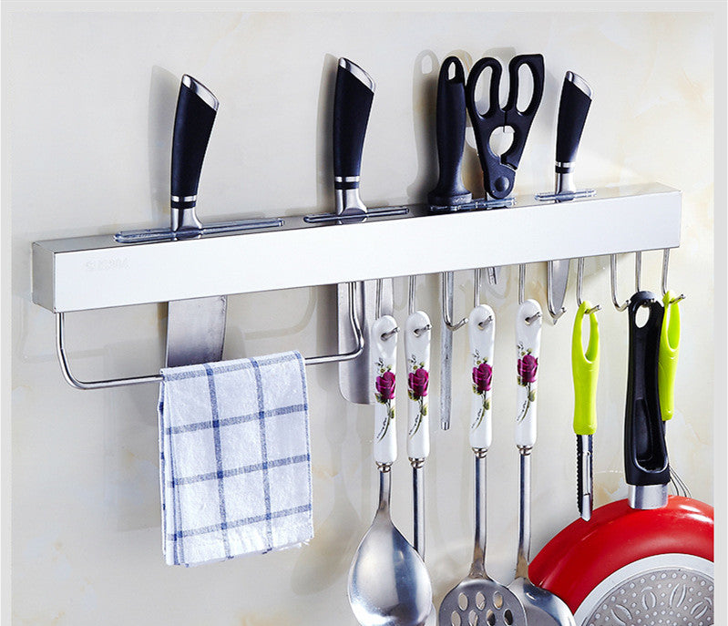 Kitchen Wall-mounted Perforation-free Magnetic Rack