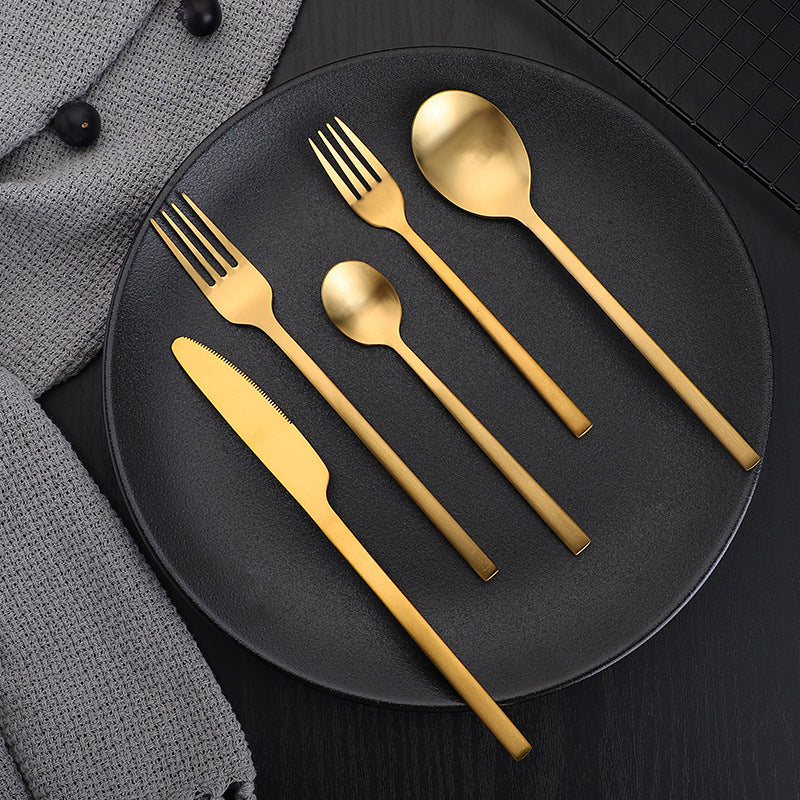 Stainless Steel Matte Cutlery Set