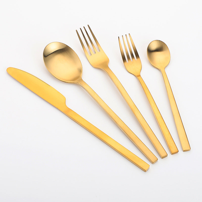 Stainless Steel Matte Cutlery Set