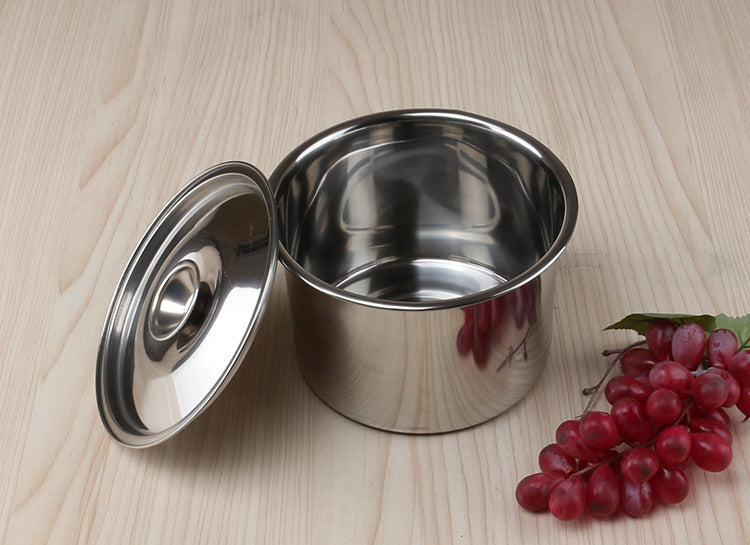 Stainless Steel Kitchenware Non-magnetic Stock Pot