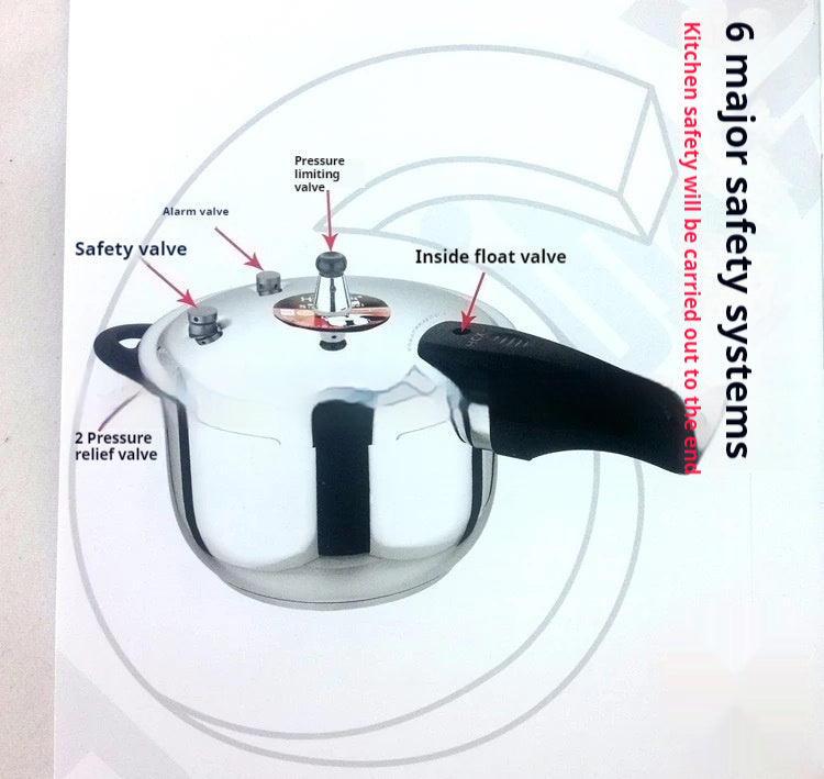 304 Stainless Steel High Pressure Cooker