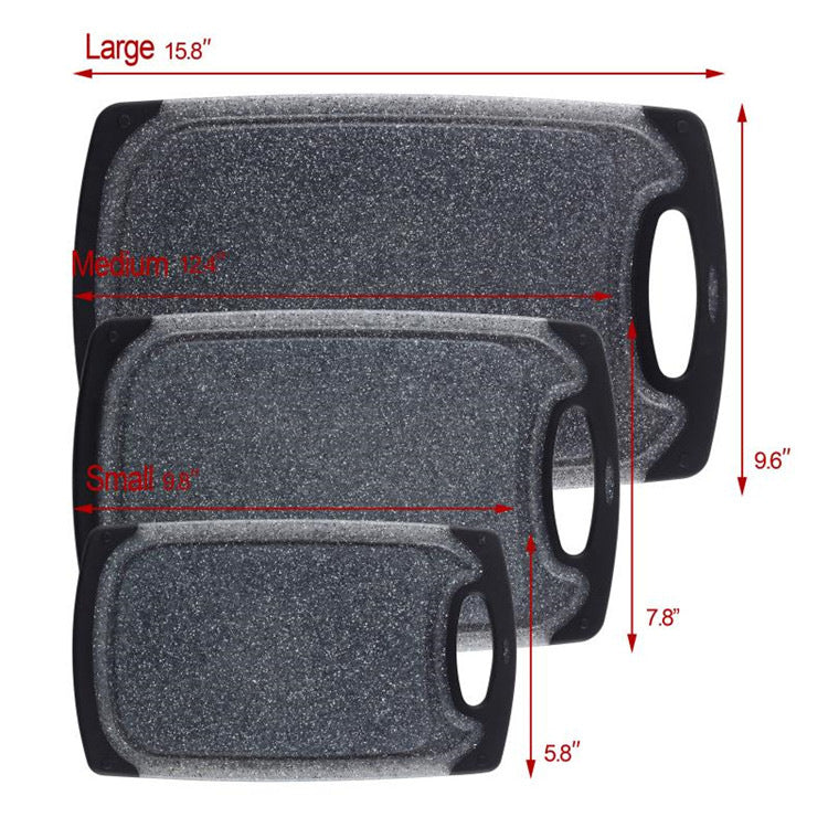 Imitation Marble Three-piece Cutting Board