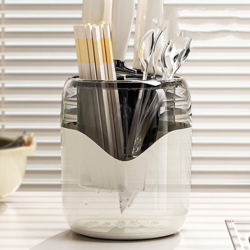 Kitchen Rotating Knife Rack Storage Rack