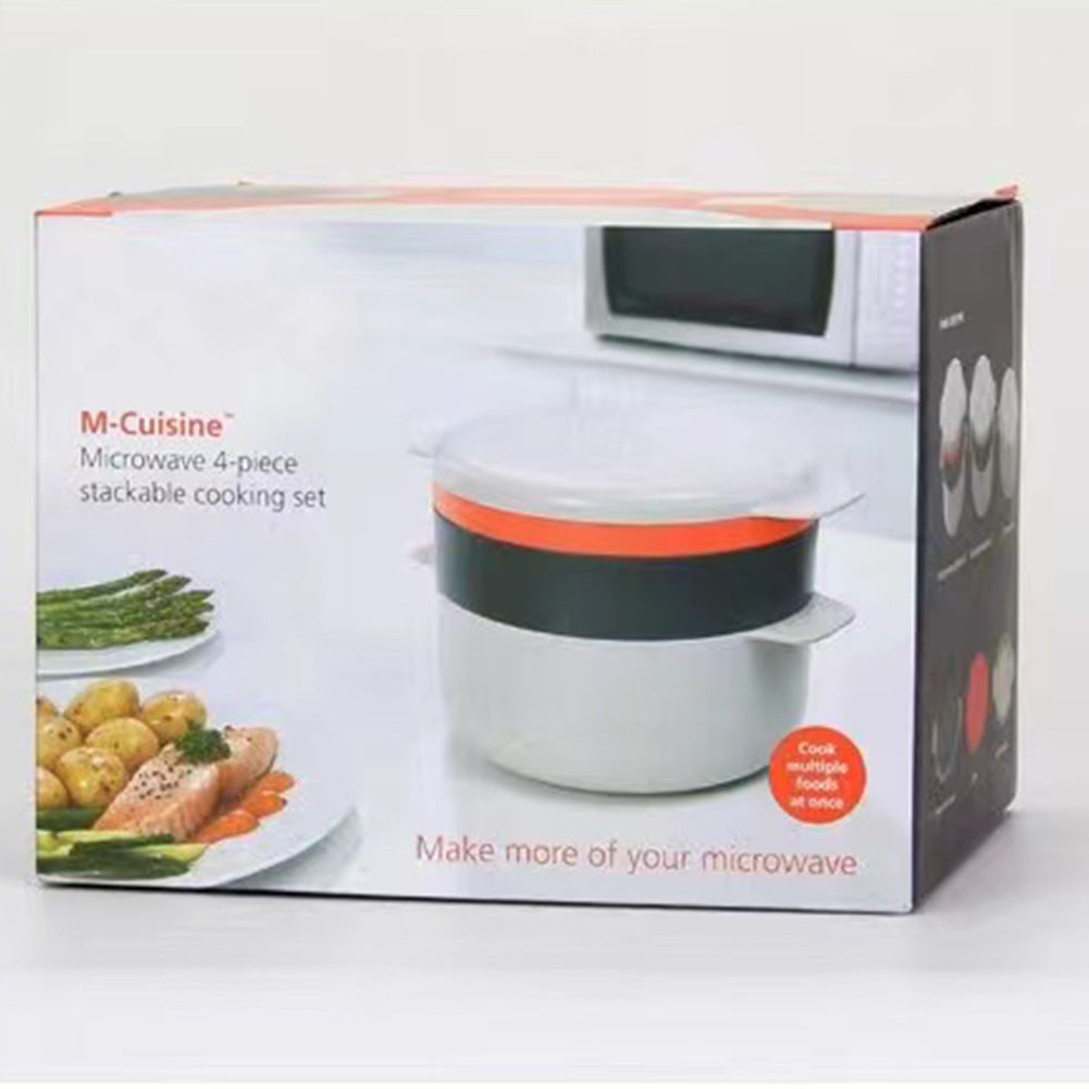 Microwave Steaming Container Kitchen Gadgets