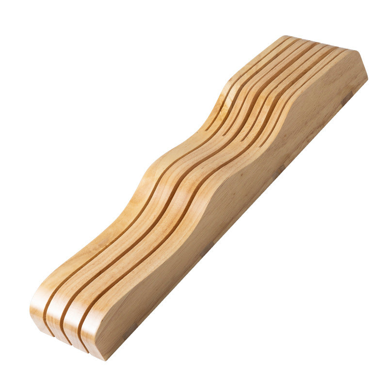 Solid Wood Drawer Knife Rack