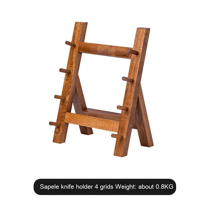 Kitchen Knife Storage Rack Solid Wood
