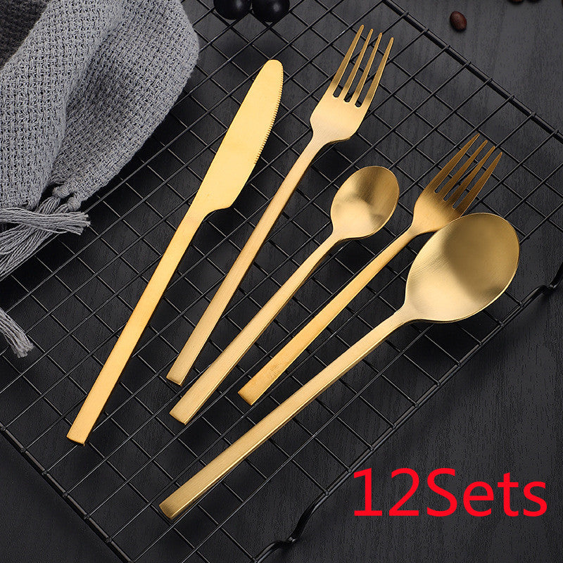 Stainless Steel Matte Cutlery Set