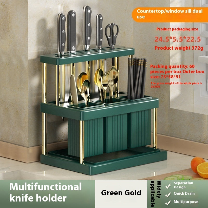 Multifunctional Kitchen Storage Knife Rack