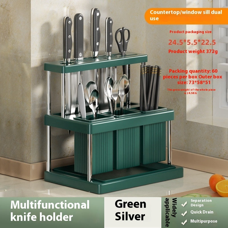 Multifunctional Kitchen Storage Knife Rack