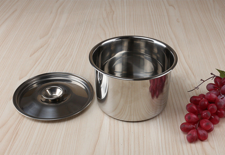 Stainless Steel Kitchenware Non-magnetic Stock Pot
